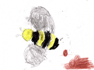 Biene macht "groß"